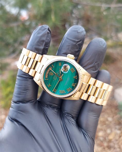 rolex malachite 36|rolex malachite stone.